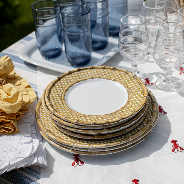 Bamboo Caning Melamine Dinnerware Collection l HIVE Palm Beach - Image 4