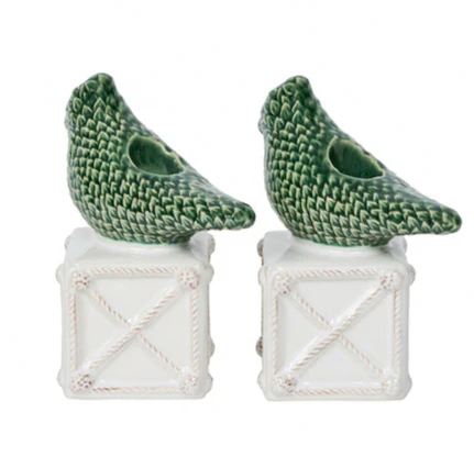 Berry & Thread Bird Topiary Candlestick Set - Image 2