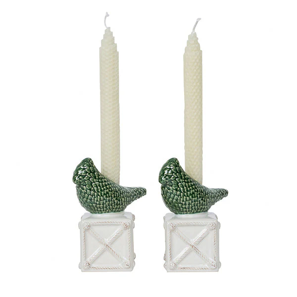 Berry & Thread Bird Topiary Candlestick Set - Image 3