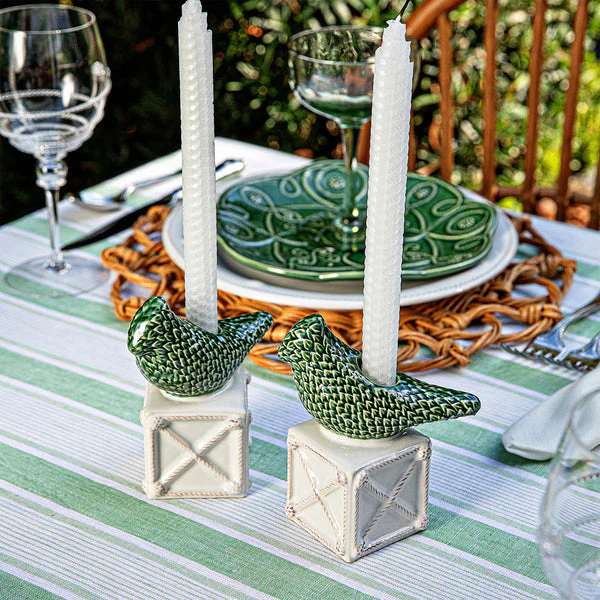 Berry & Thread Bird Topiary Candlestick Set - Image 4