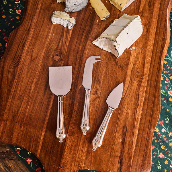 Berry & Thread Polished Cheese Knife Set - Image 2