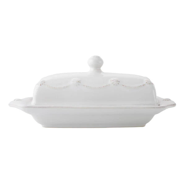 Berry & Thread Classic Whitewash Butter Dish - Image 2