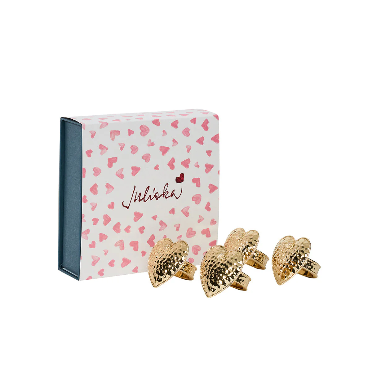 Berry & Thread Heart Napkin Ring and Place Card Holder Collection - Image 4