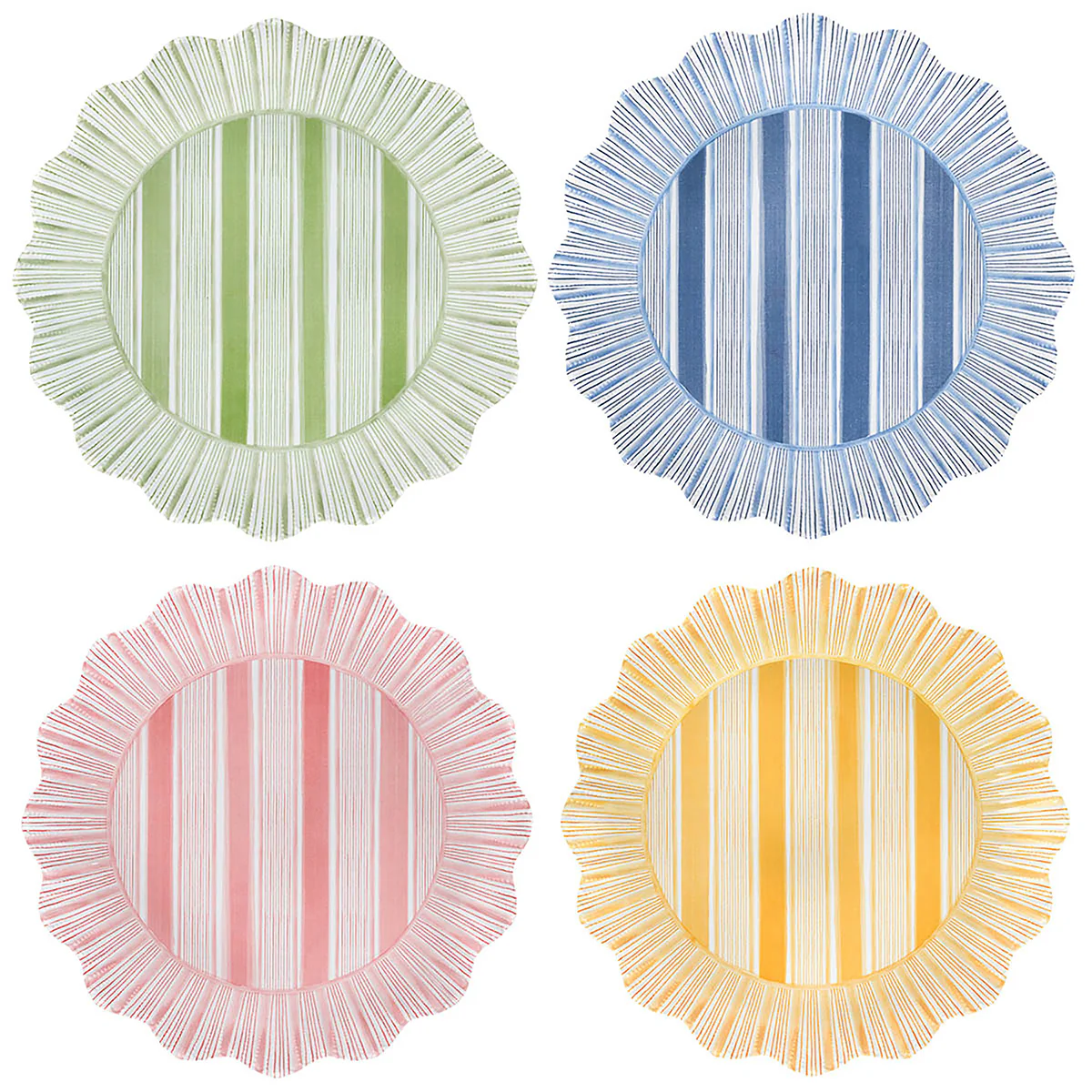 Cabana Stripe Melamine Dinnerware Collection