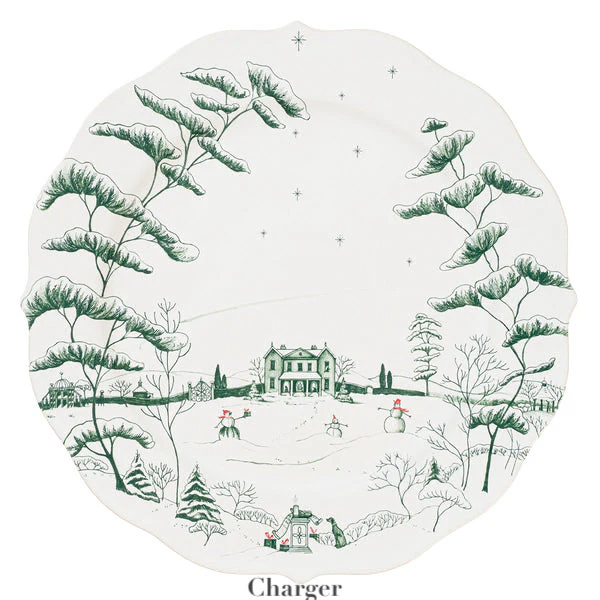 Country Estate Winter Frolic Evergreen Dinnerware Collection - Image 2