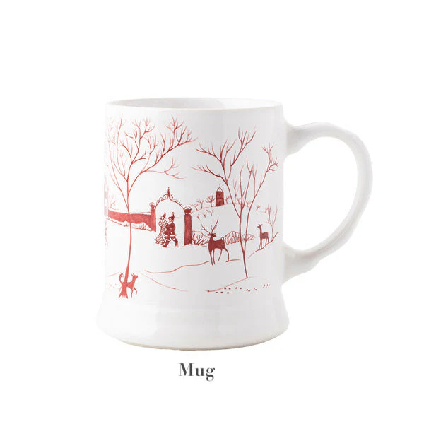 Country Estate Winter Frolic Ruby Dinnerware Collection - Image 6