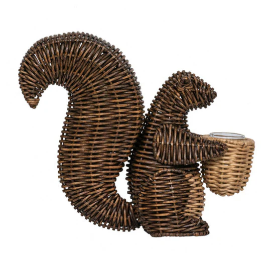 Devon Willow Squirrel Flameless Candle Holder - Image 2