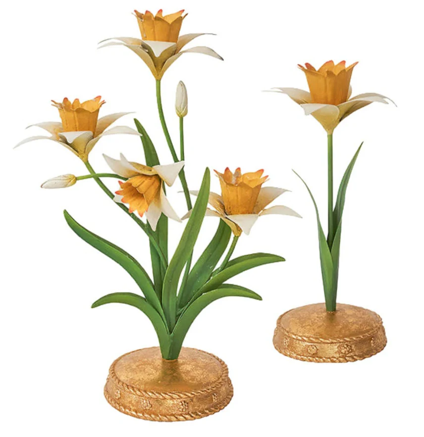 Meadow Walk Daffodil Candle Holder Collection