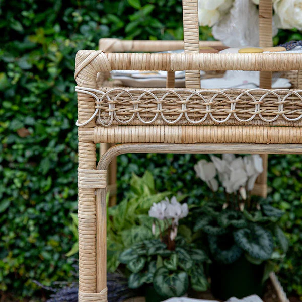 Provence Rattan Bar Cart - Image 4
