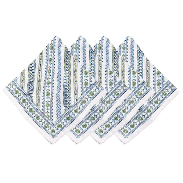 Seville Green Stripe Table Linen Collection - Image 3
