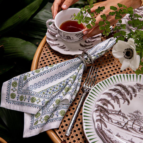 Seville Green Stripe Table Linen Collection - Image 6
