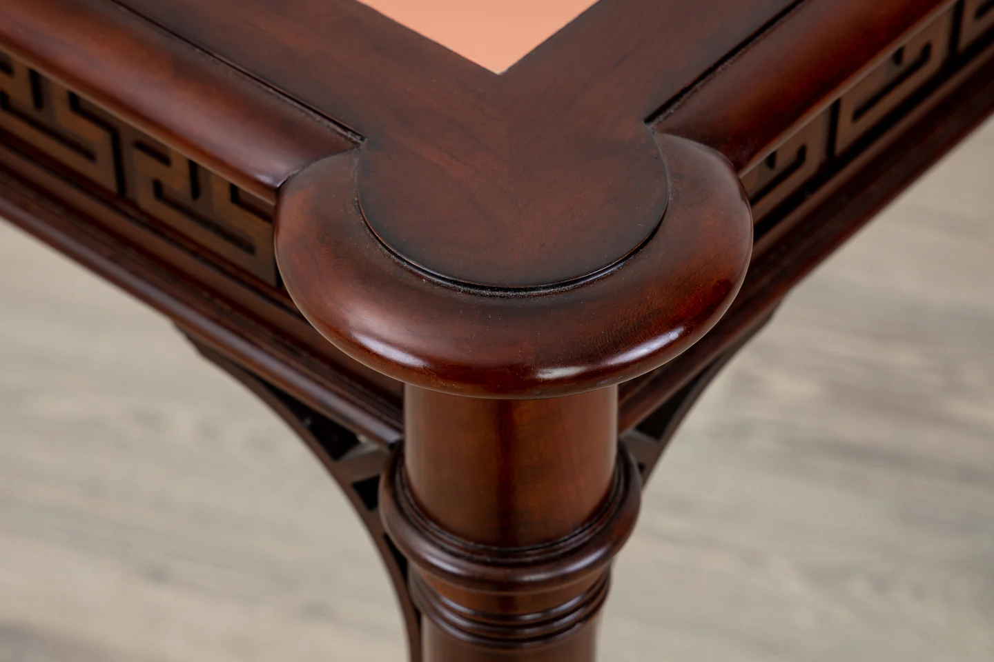 Card Table with Pink Leather - Image 2