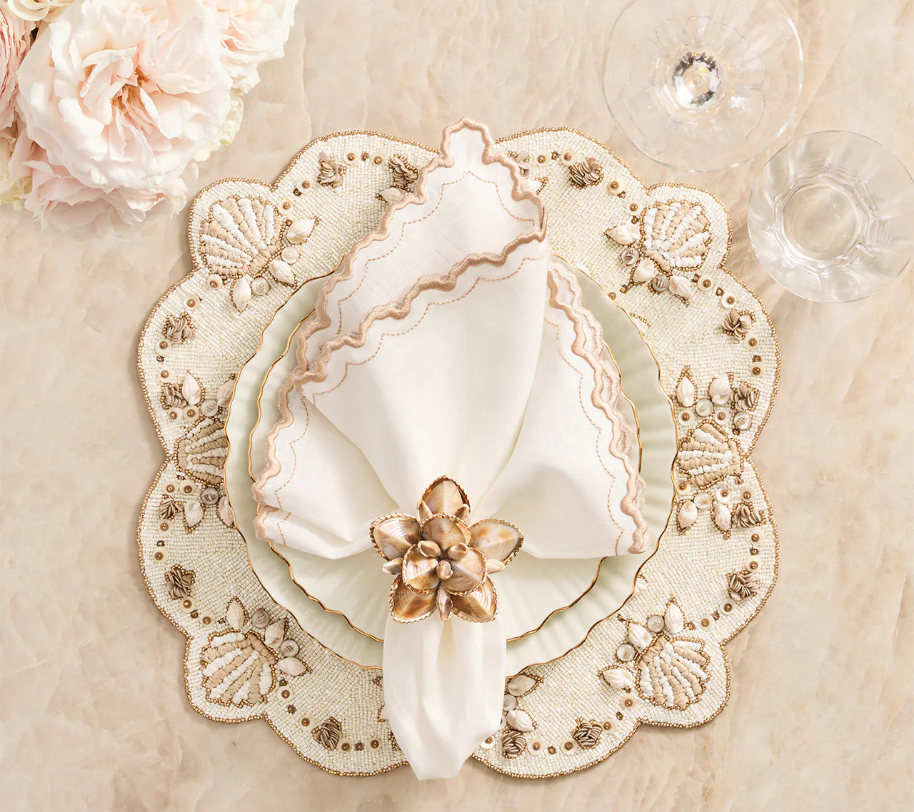 Beachcomber Napkin Ring Set - Image 4