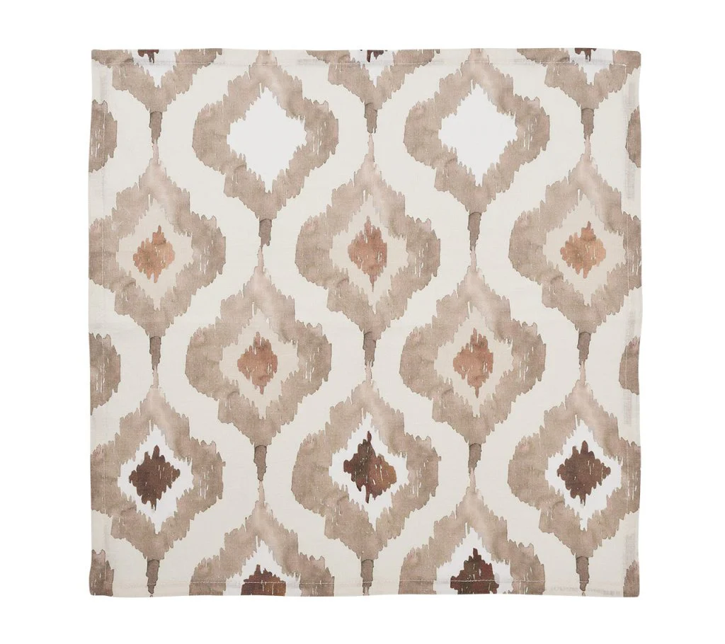Watercolor Ikat Napkin Set - Image 5