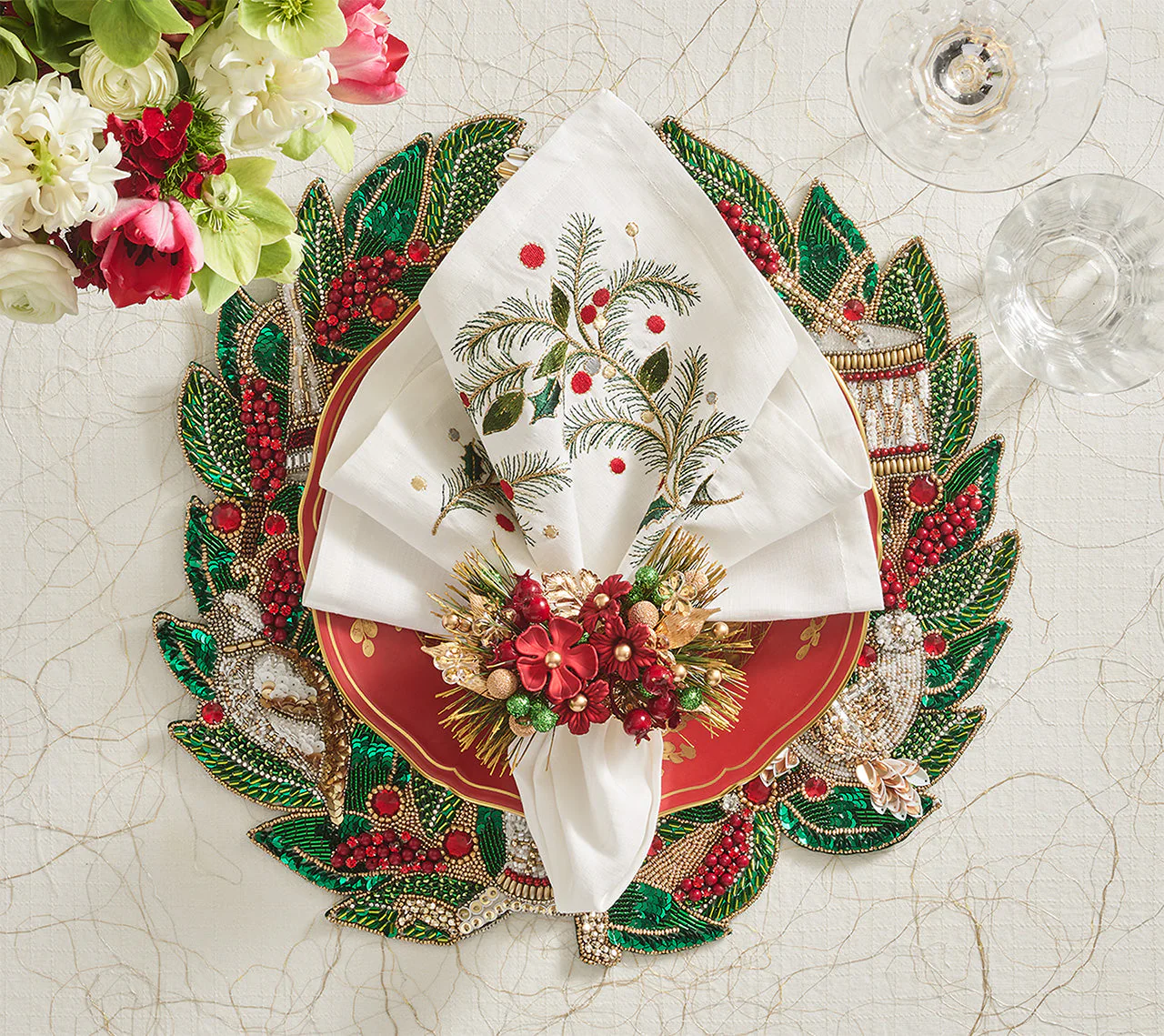 Christmas Carol Table Linen Collection - Image 5