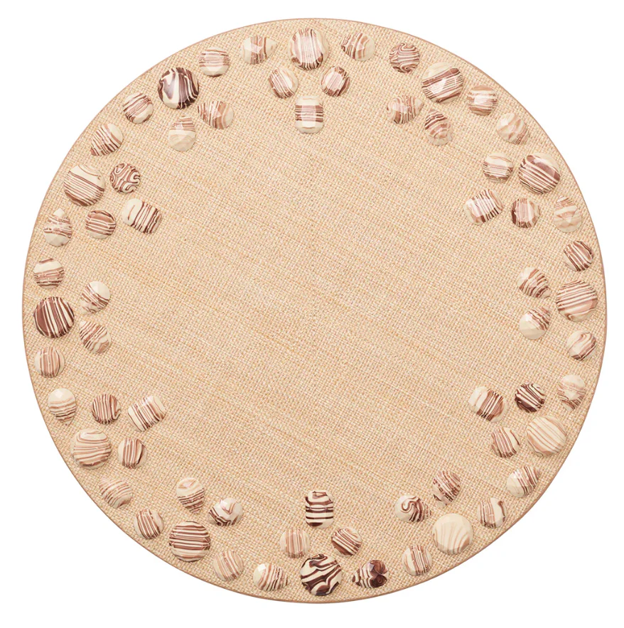 Cabochon Natural & Brown Placemat