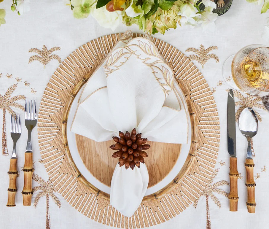 Florette Brown Napkin Ring - Image 3