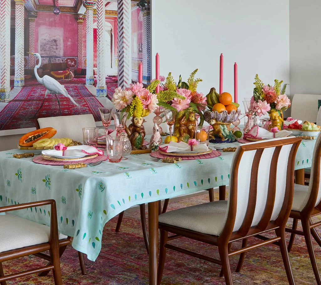 Lima Seafoam Tablecloth - Image 2