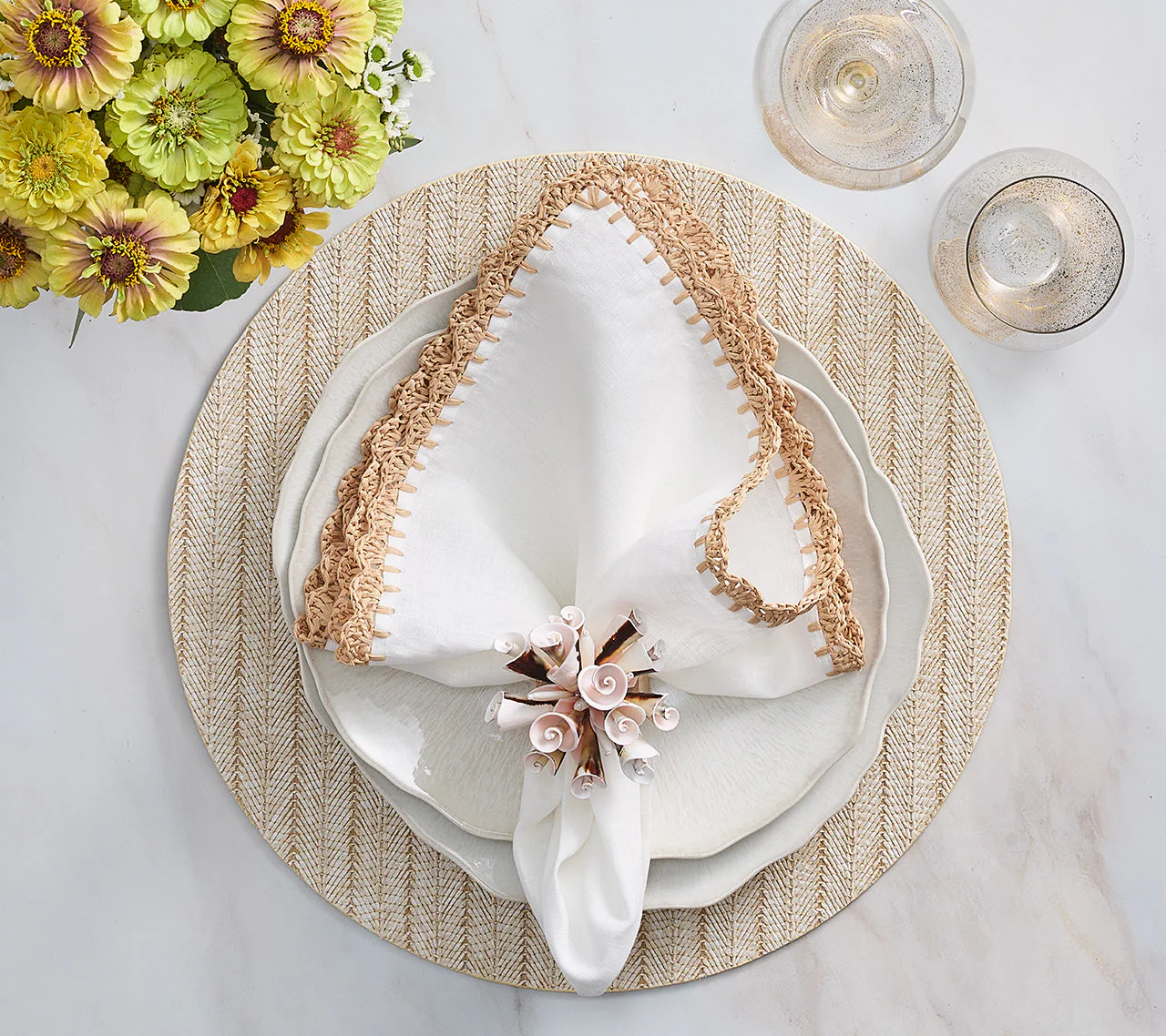 Seashell Burst Napkin Ring - Image 2