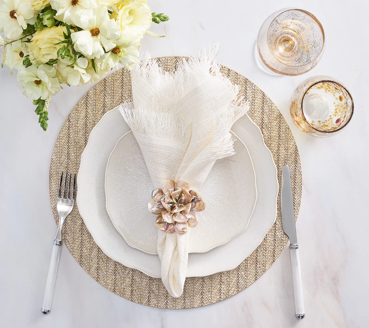Tahiti Natural Napkin Ring - Image 3