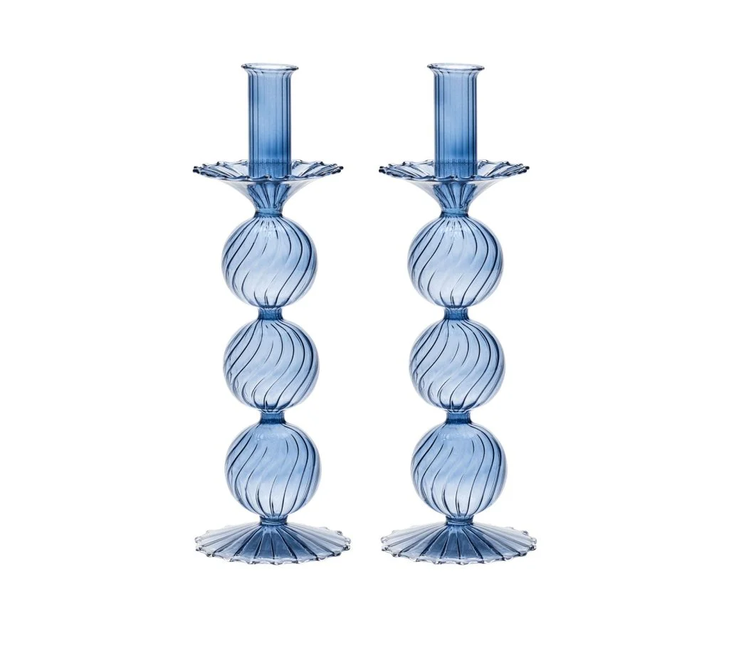 Iris Tall Candle Holder Set - Image 3