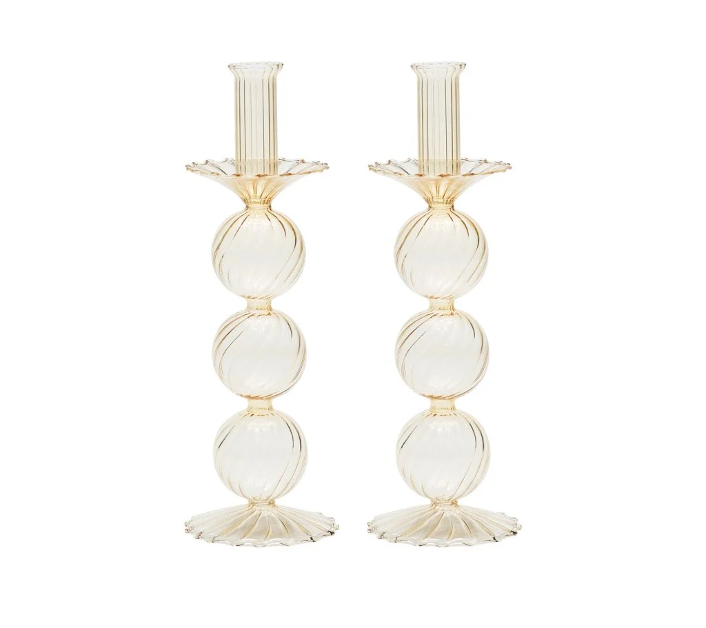 Iris Tall Candle Holder Set - Image 4