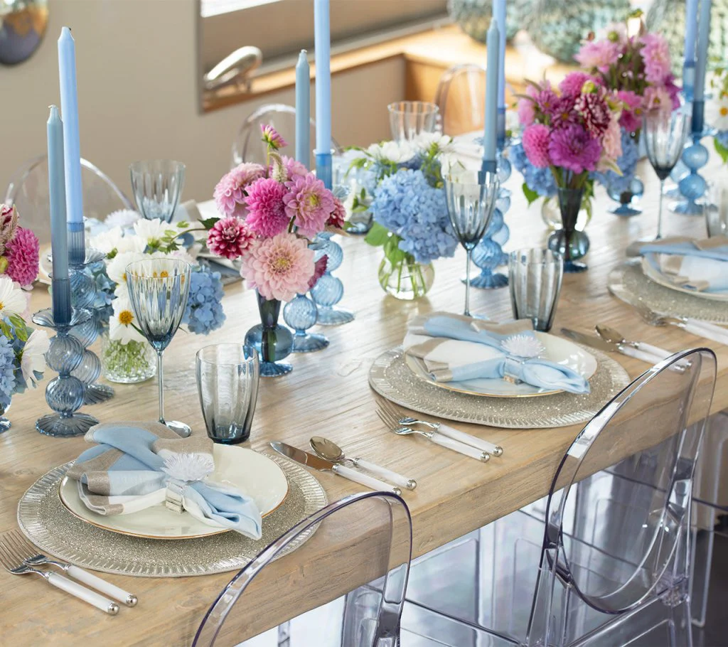 Iris Tall Candle Holder Set - Image 5