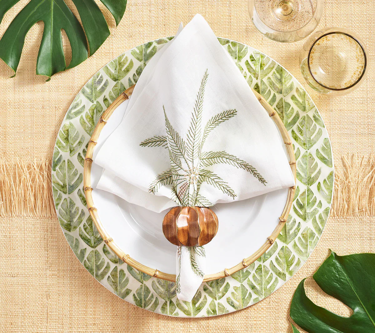 Twist Brown/Gold Napkin Ring - Image 3