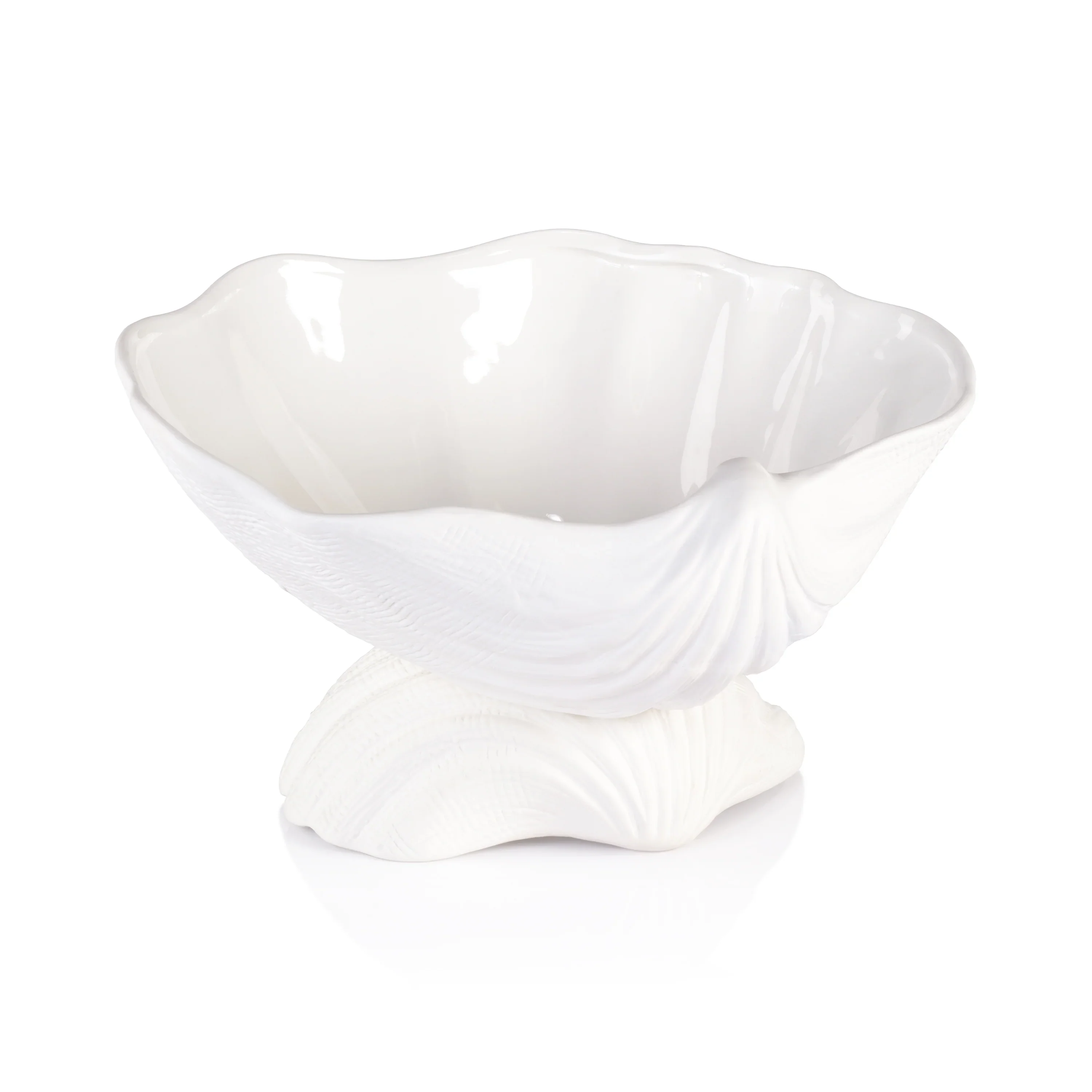 La Coquille Stoneware Clam Shell Bowl - Image 2