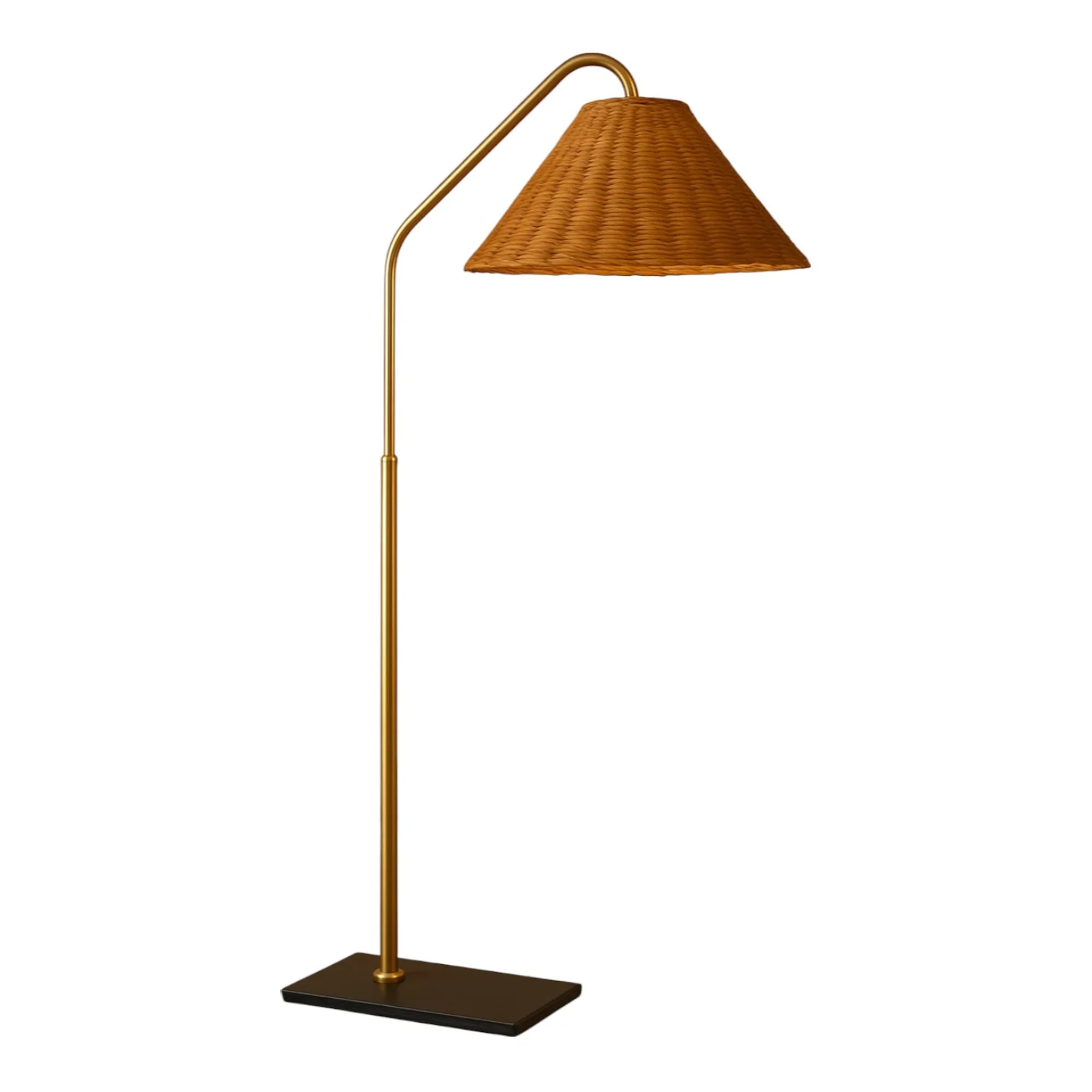 Lauren Floor Lamp in Rattan - Image 2