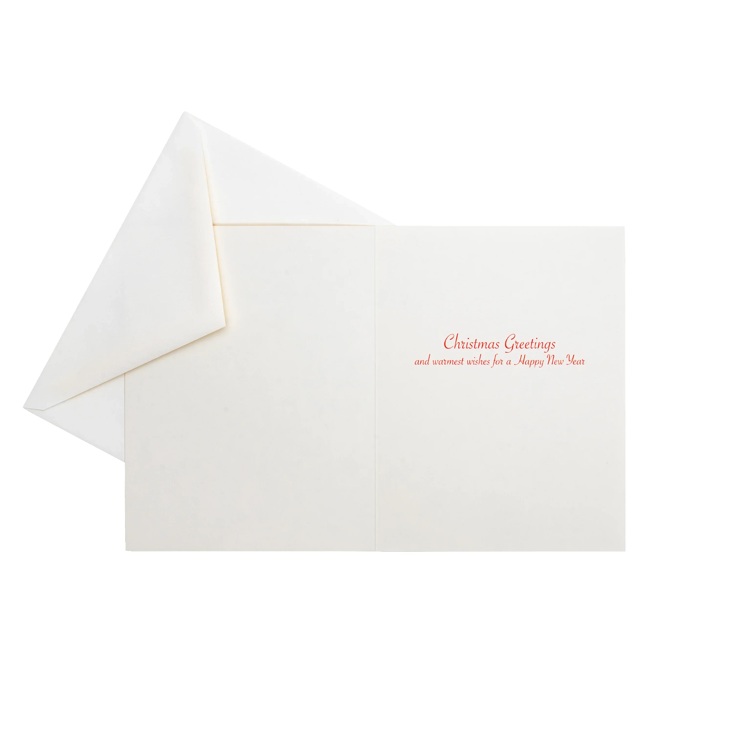 Leaf Wreath with Plaid Bow Boxed Card Set - Image 2
