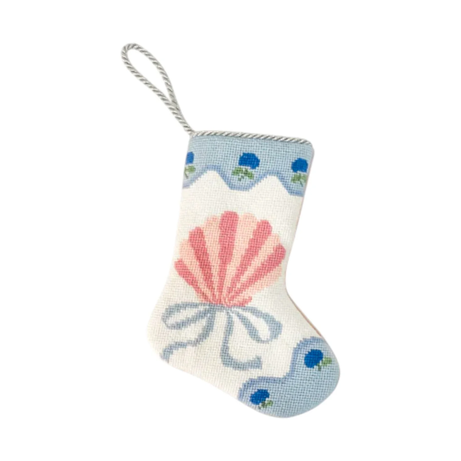 Let's Shellebrate Needle Point Stocking