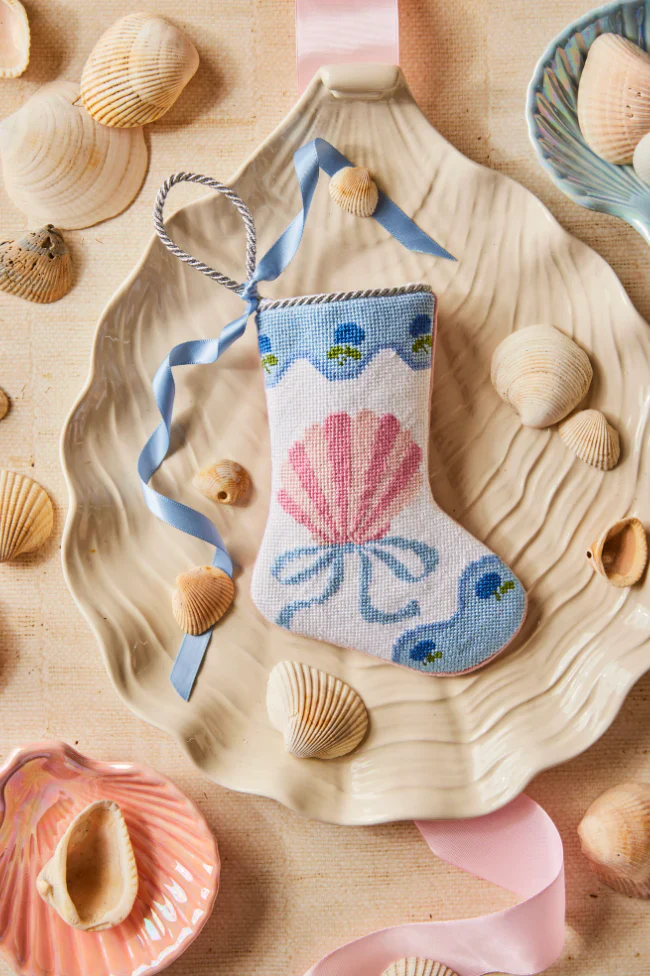 Let's Shellebrate Needle Point Stocking - Image 2