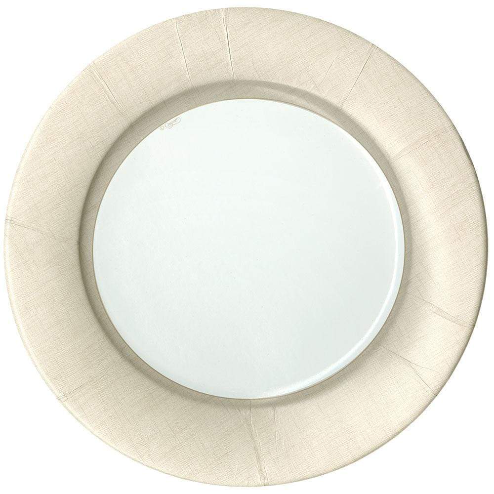 Linen Natural Paper Plate Collection