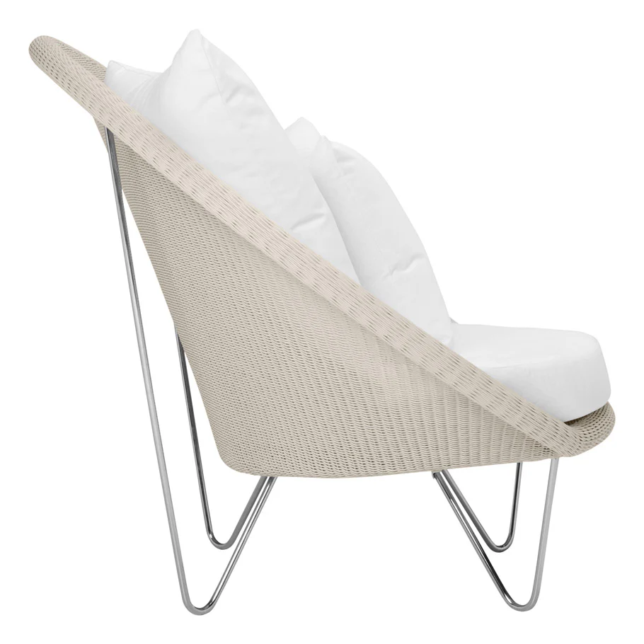 Lounge Chair in Schooner Snow - Image 3