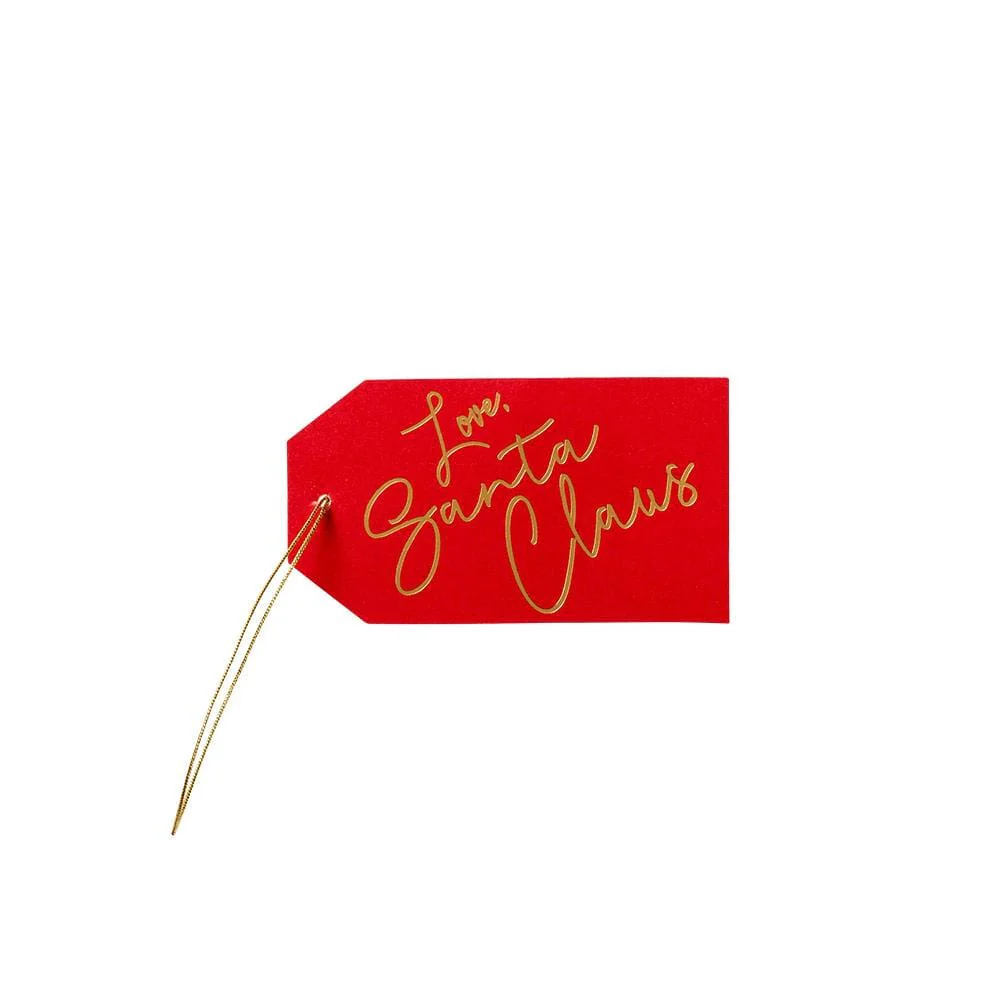 Love, Santa Claus Gift Tag Set - Image 2