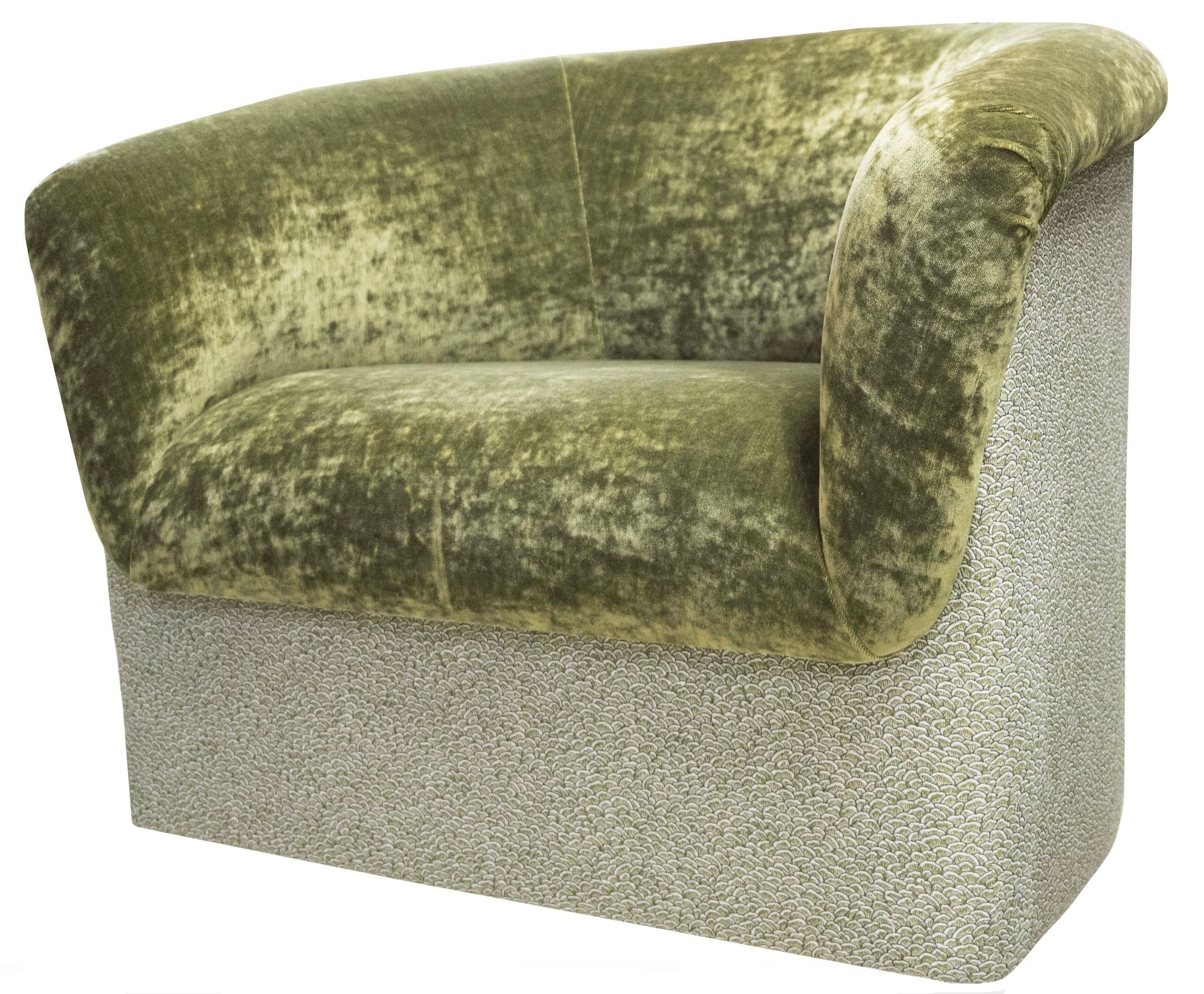 Deco Rolled Arm Chair - Image 2