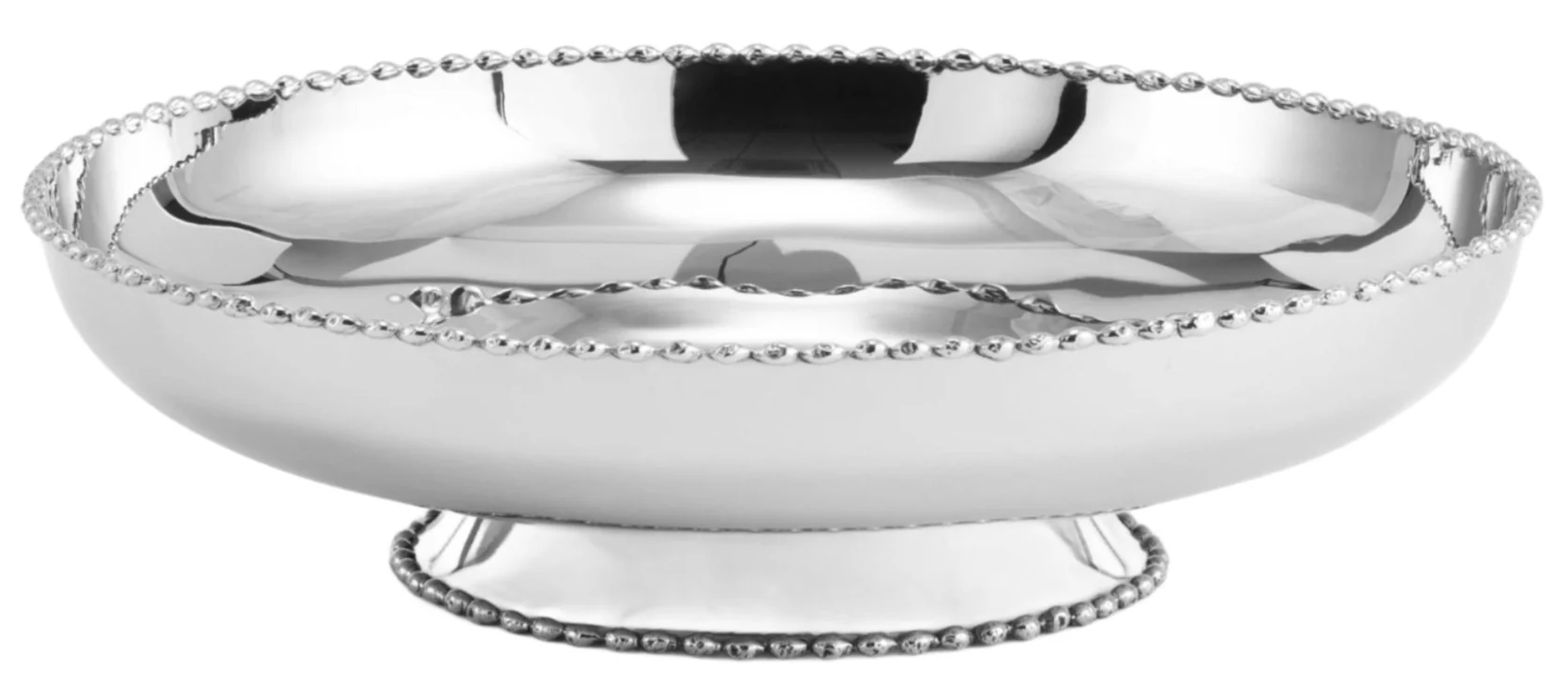 Molten Footed Platter, Medium