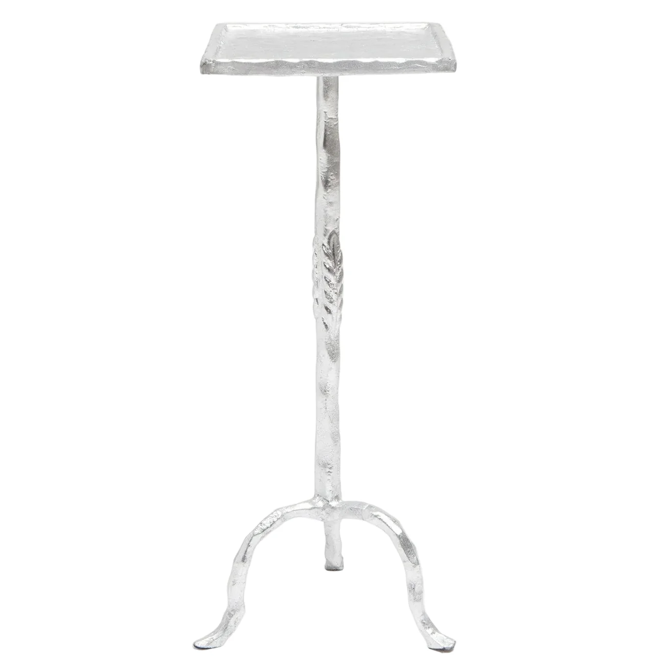 Maddy Drinks Table, Silver Iron