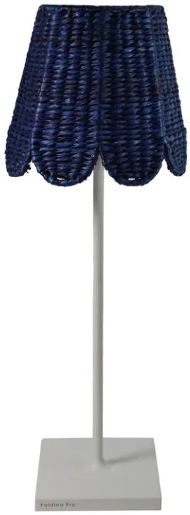 Zafferano x Maison Maison Scalloped Seagrass Shade, Navy - Image 2