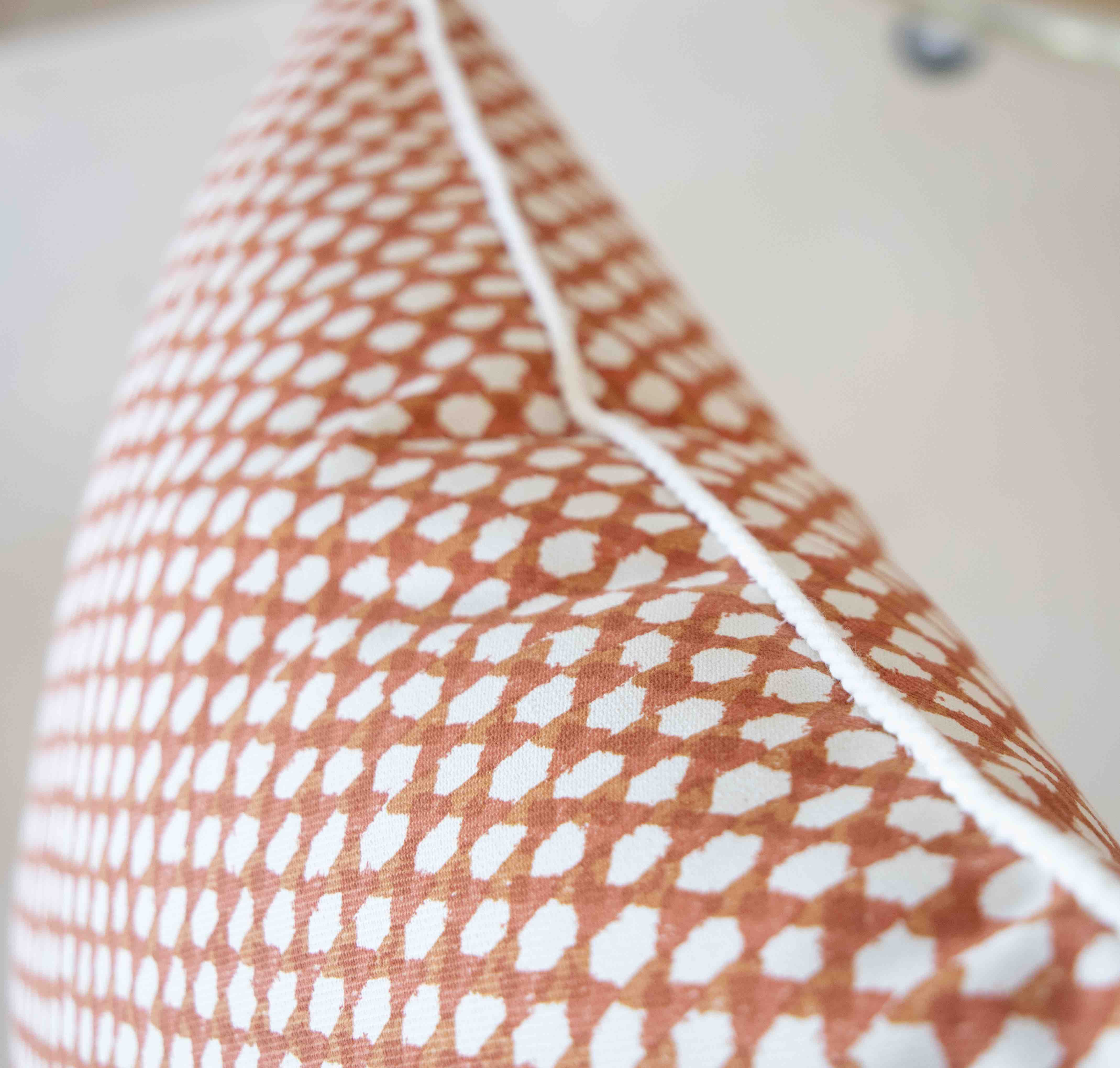 Mandarin Wicker Outdoor Pillow - Image 2