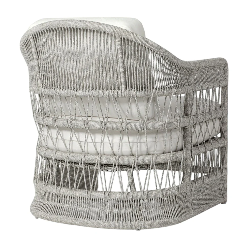 Mara Outdoor Lounge Chair in Rough 'N Tumble Blanca - Image 2