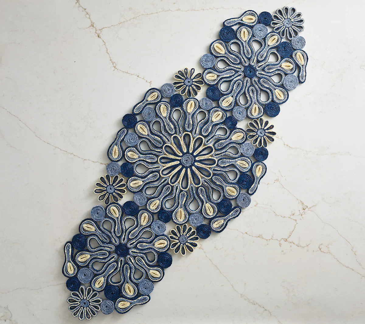 Marisol Runner, Blue/Natural - Image 2
