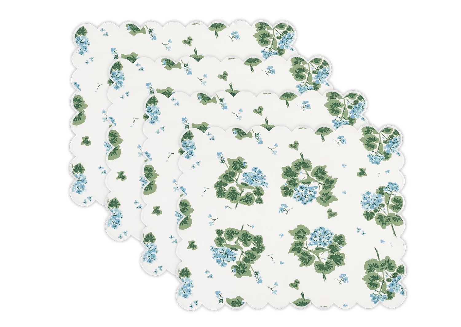 Tillett x Matouk Blue Geranium Table Linen Collection - Image 4