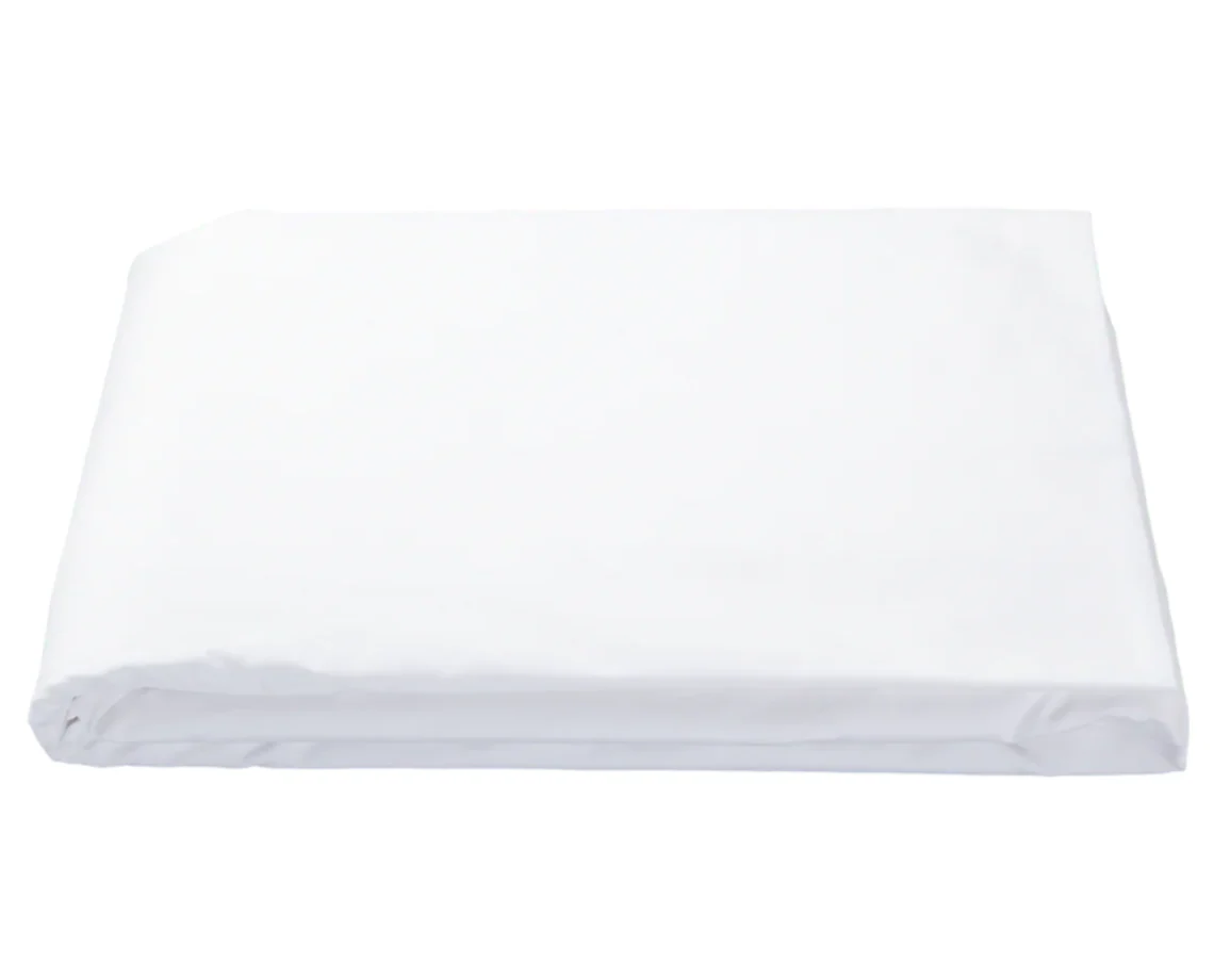 Luca 14" Fitted Sheet Collection, White
