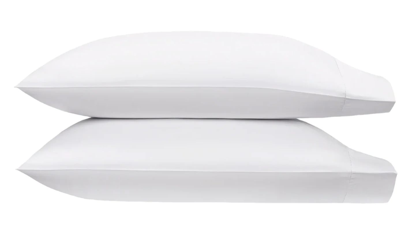 Bergamo Hemstitch Bedding Collection, White - Image 2