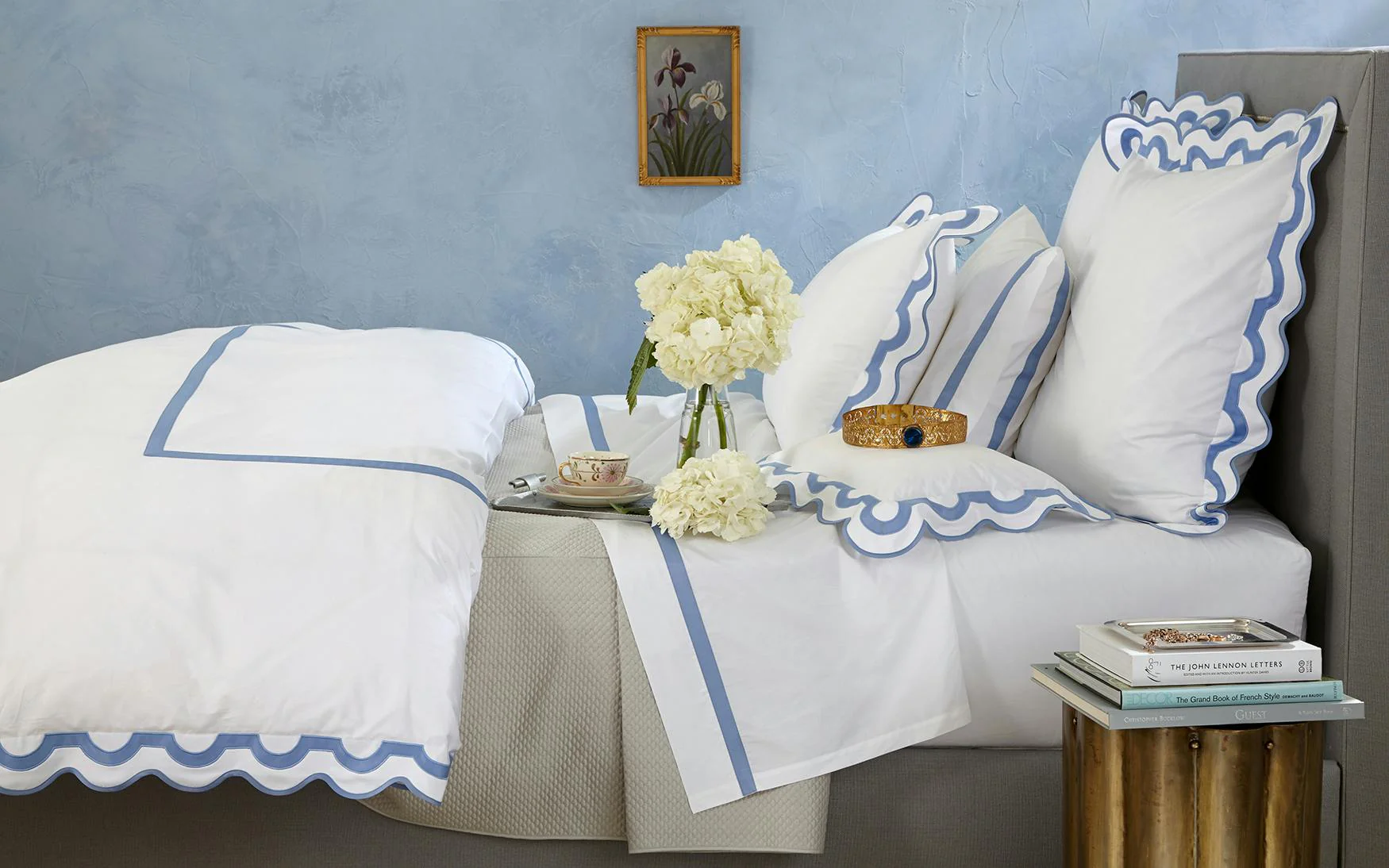 Alba Bedding Collection, Silver - Image 4