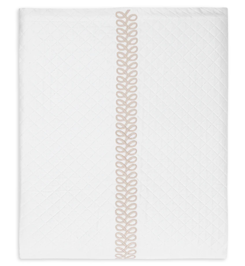 Astor Braid Matelassé Bedding Collection, Dune