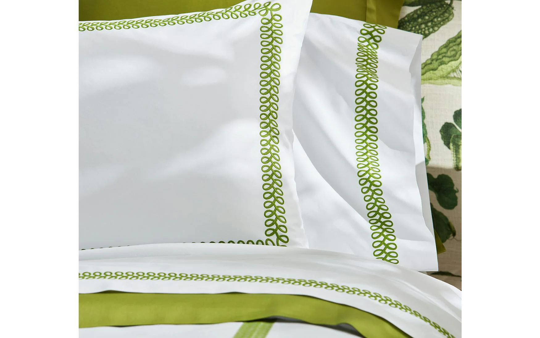 Astor Braid Bedding Collection, Grass - Image 7
