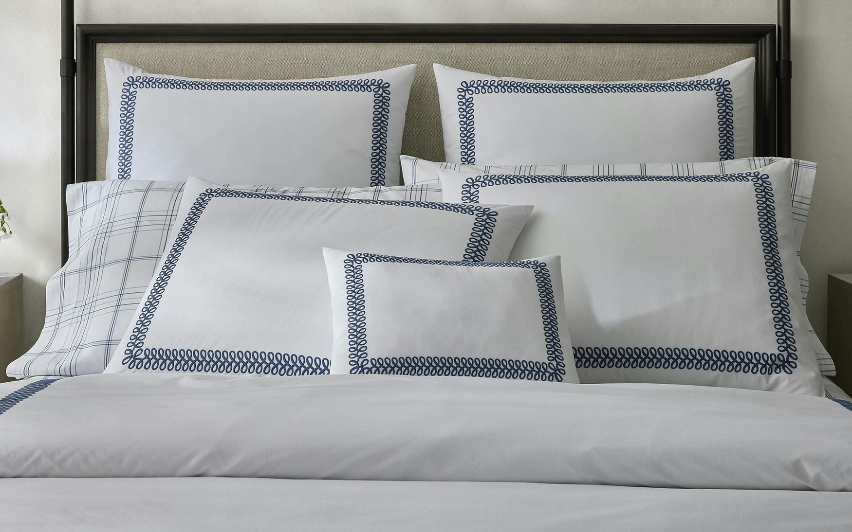 Astor Braid Bedding Collection, Indigo - Image 7